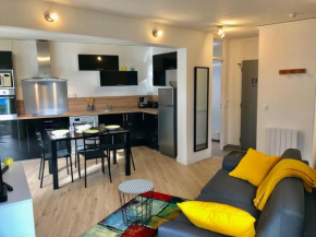 Maisonnette cosy avec terrasse et parking - Bord de mer